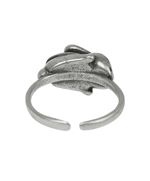 SM HEART RABBIT RING(SILVER)