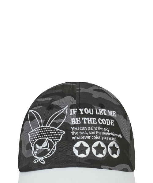 SM RABBIT BALL CAP(WHITE)
