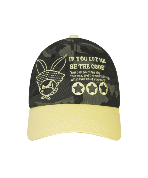 SM RABBIT BALL CAP(YELLOW)