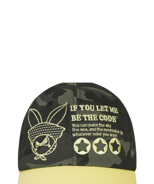 SM RABBIT BALL CAP(YELLOW)