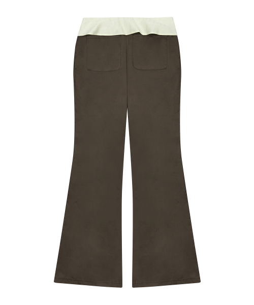 SM PINTUCK PANTS(BROWN)