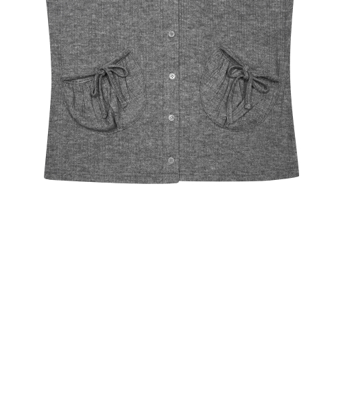 SM PUFF CARDIGAN(GRAY)