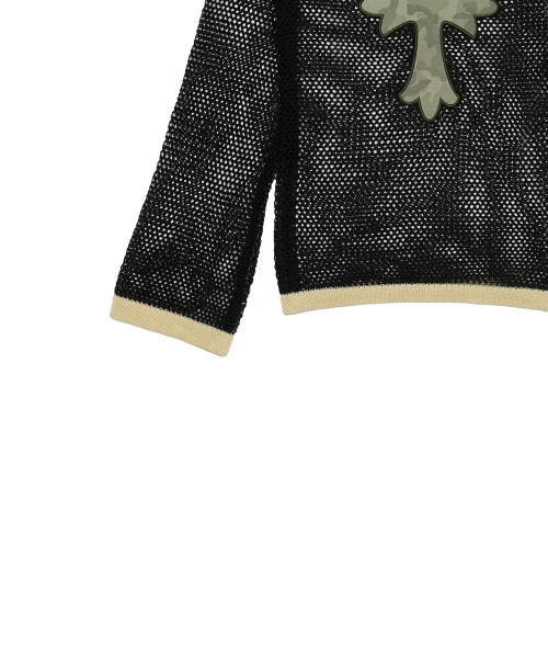 SM CROSS MESH KNIT(CHARCOAL)