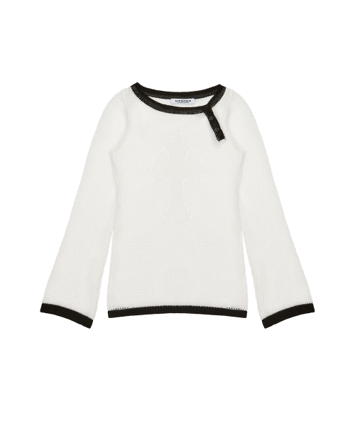 SM CROSS MESH KNIT(WHITE)