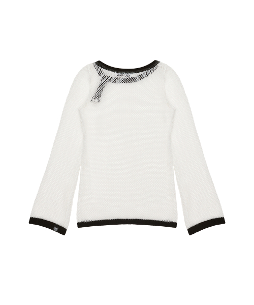 SM CROSS MESH KNIT(WHITE)
