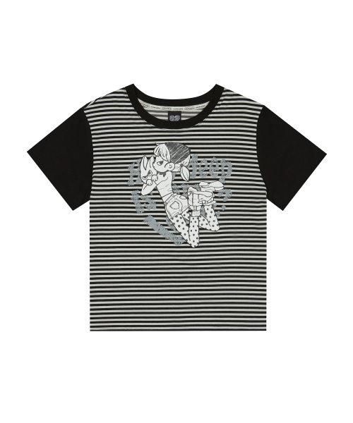 SM CHARACTER TEE(BLACK)