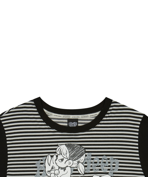SM CHARACTER TEE(BLACK)