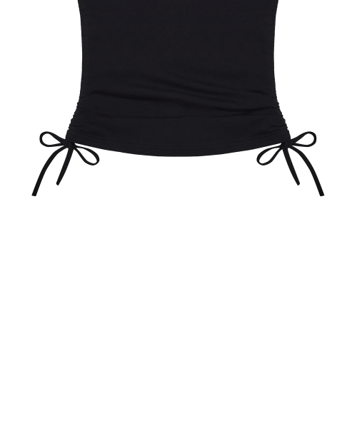 SM LAYERED LACE SLEEVELESS(BLACK)