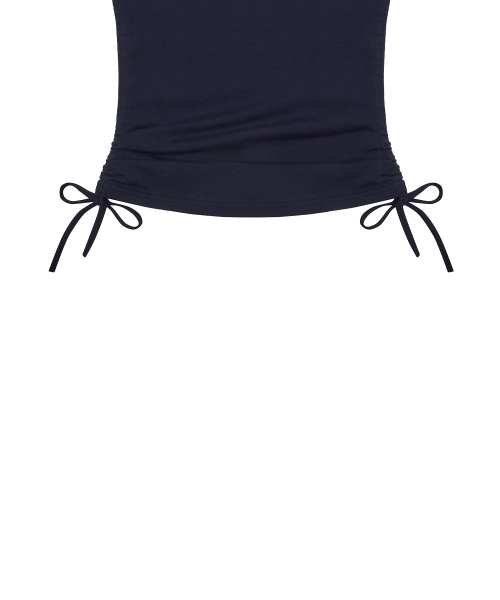 SM LAYERED LACE SLEEVELESS(NAVY)