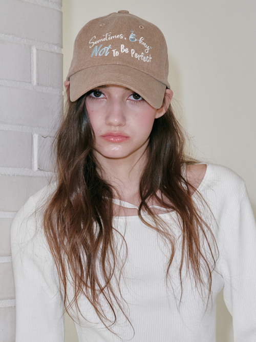 [Unisex] Sometimes Okay Ball Cap (Mocha)