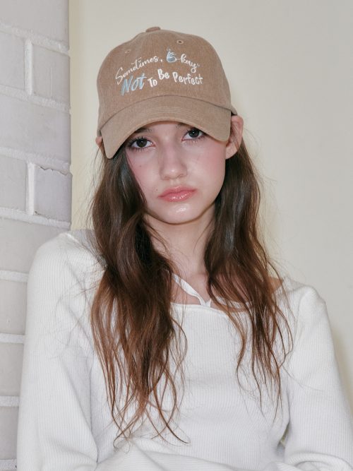 [Unisex] Sometimes Okay Ball Cap (Mocha)