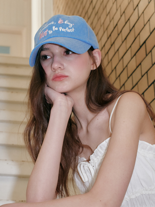 [Unisex] Sometimes Okay Ball Cap (Blue)