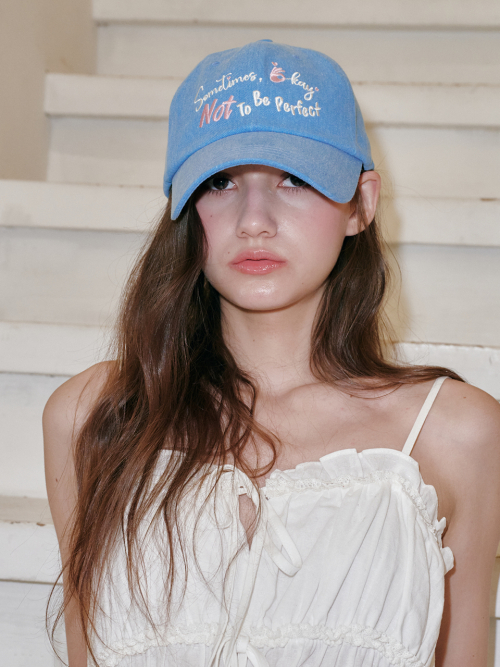 [Unisex] Sometimes Okay Ball Cap (Blue)
