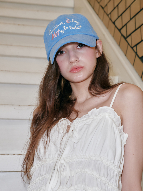 [Unisex] Sometimes Okay Ball Cap (Blue)