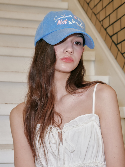 [Unisex] Sometimes Okay Ball Cap (Blue)
