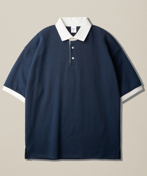 [2PACK] Chess Ringer Collar Short T-Shirt KJST2616