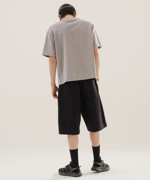 Skill Washed Bermuda Pants Black NSSP2623