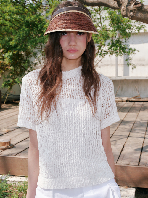 Melly Knit Top (White)
