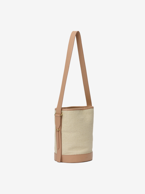 RAFFIA shoulder bag_SAND