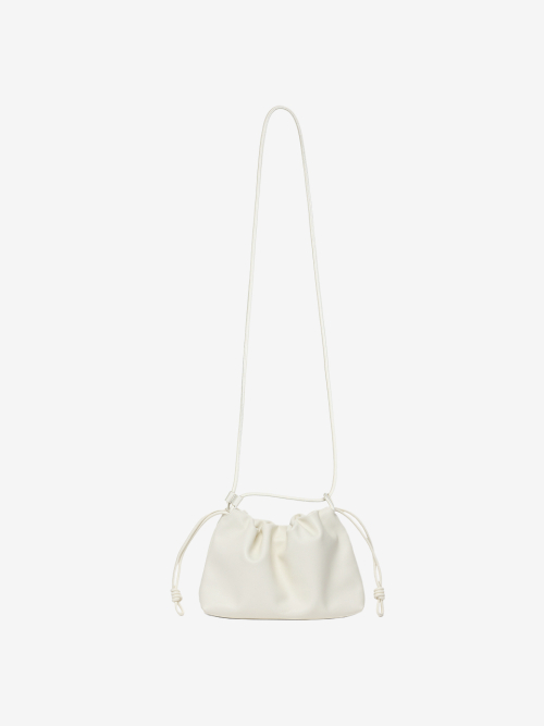 FLORIA shoulder cross bag_WHITE