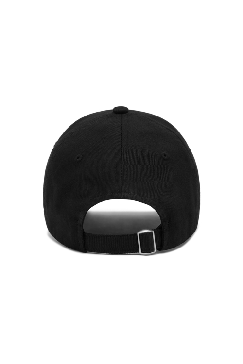 DEINET BIG LOGO CAP IN BLACK