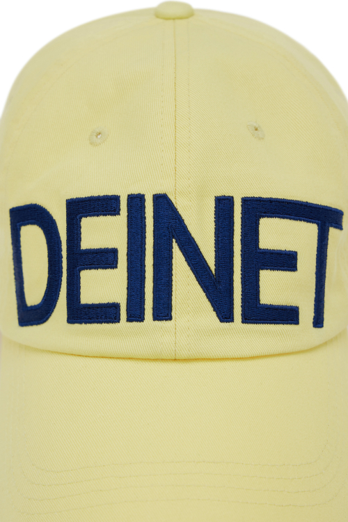 DEINET BIG LOGO CAP IN LEMON
