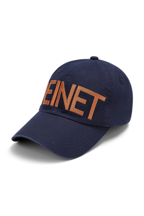 DEINET BIG LOGO CAP IN NAVY