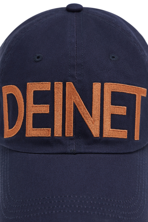 DEINET BIG LOGO CAP IN NAVY