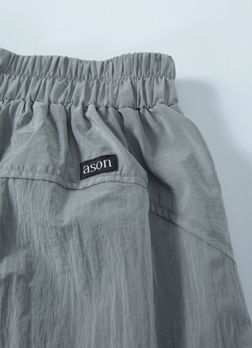WOODY WINDBREAKER PANTS / GRAY