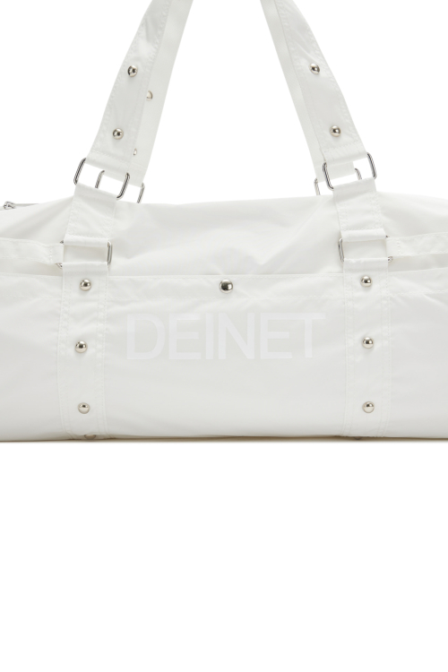 LOGO DUFFLE BAG IN WHITE
