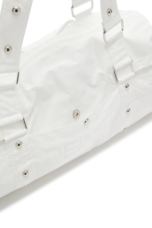 LOGO DUFFLE BAG IN WHITE