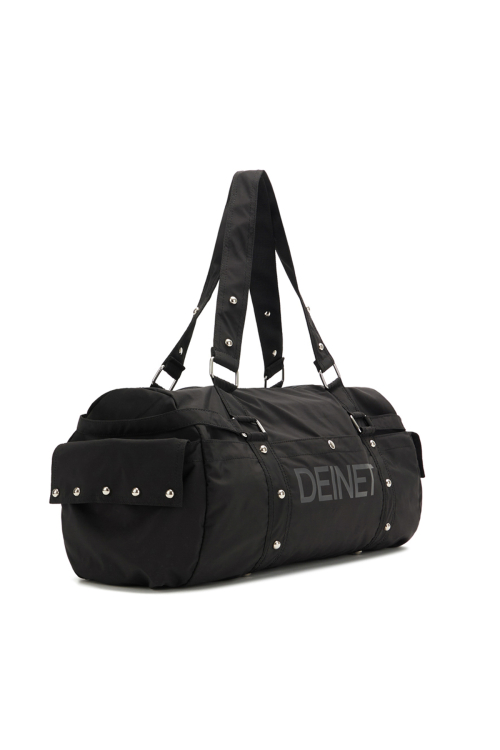 LOGO DUFFLE BAG IN BLACK