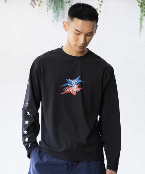 GT155 스타라이크 긴팔 래쉬가드 (BLACK)