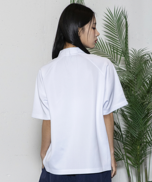 GT153 소든 반팔집업 래쉬가드 (WHITE)