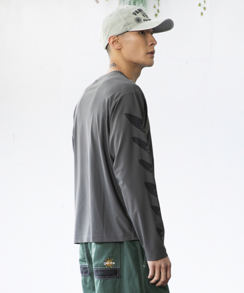 GT156 서프보드 긴팔 래쉬가드 (CHARCOAL GRAY)
