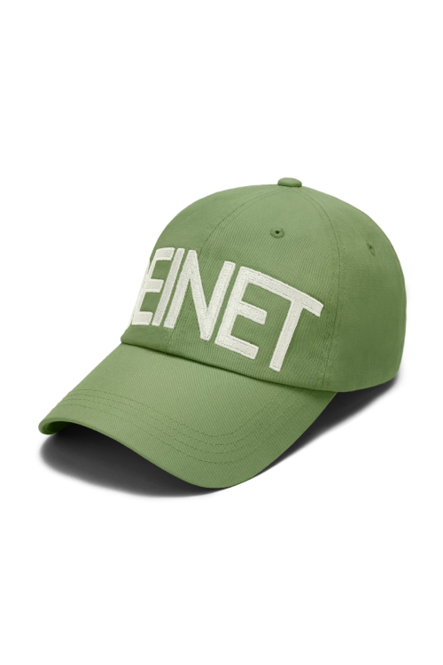 DEINET BIG LOGO CAP IN GREEN