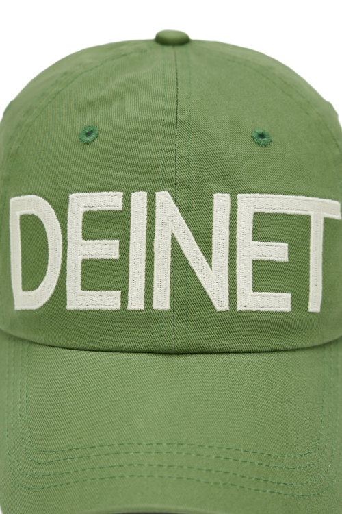 DEINET BIG LOGO CAP IN GREEN