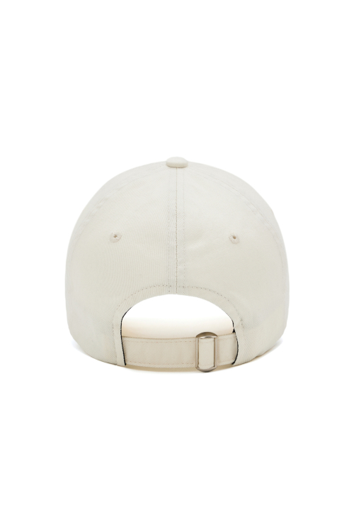 DEINET BIG LOGO CAP IN IVORY