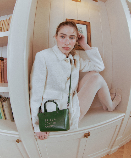 MARCE Zip Mini Cross Bag (Deep Green)