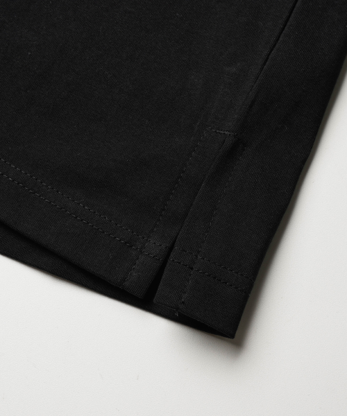 Weekend Silket Standard Short T-shirt Black OYST2617