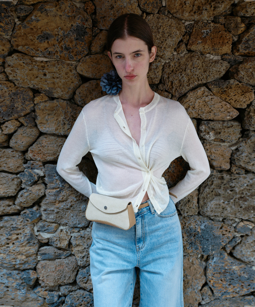 CLASSIC SHEER CARDIGAN - CREAM