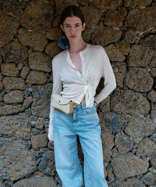 CLASSIC SHEER CARDIGAN - CREAM