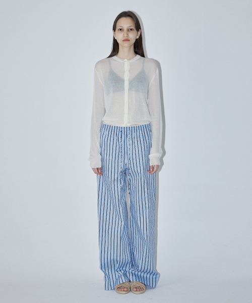 CLASSIC SHEER CARDIGAN - CREAM