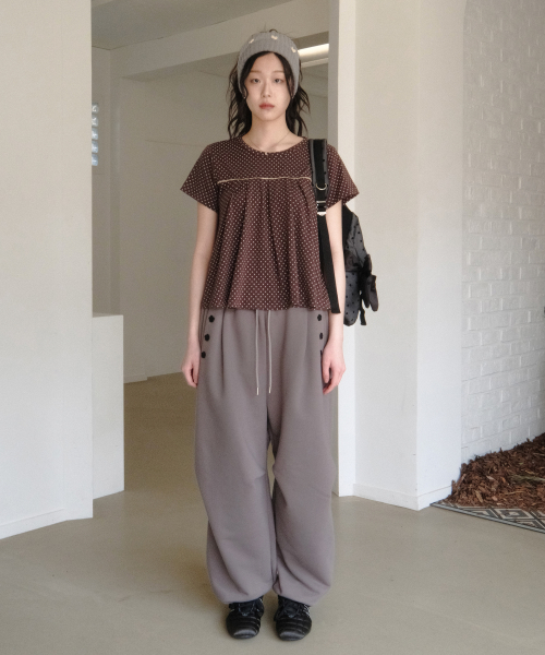 Crochet Sweat Pants (Mocha)