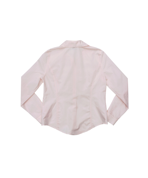 Silky Jacquard Shirt (Light Pink)