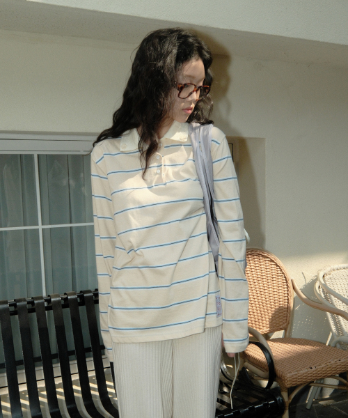 Stripe Rugby T-shirt (Ivory)