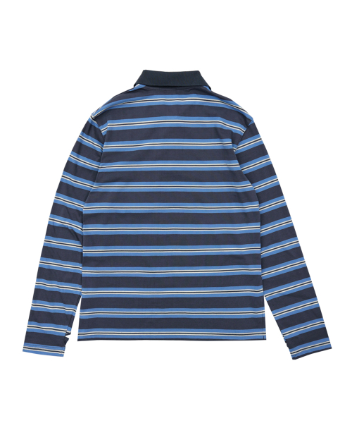 Stripe Rugby T-shirt (Charcoal)