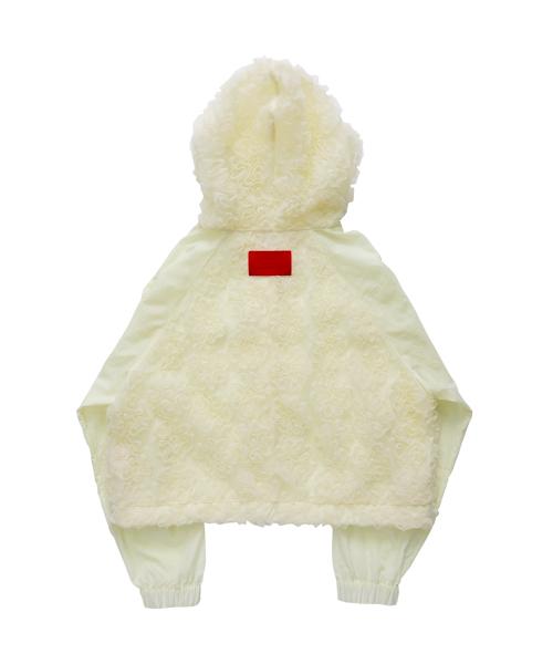 Lace Crop Hood (All Butter)