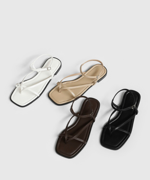 릴리아 스퀘어 쪼리 샌들 (1cm)
