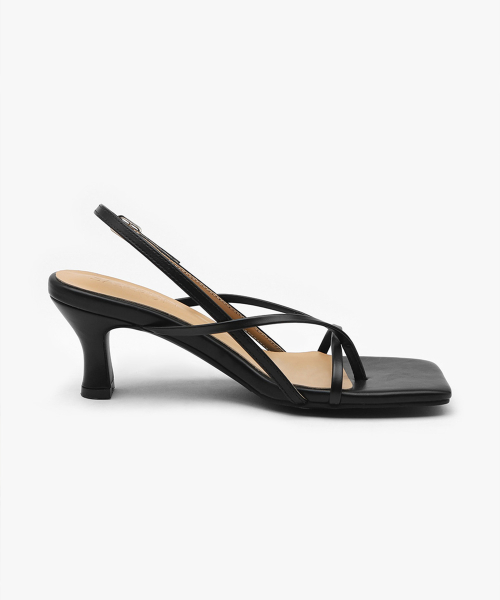 Sizney Square Flipflop Sandal Heels (6cm)